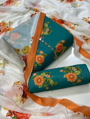 Swiss Lawn Digital Print 3Pc Dress Silk Duppta SW-035